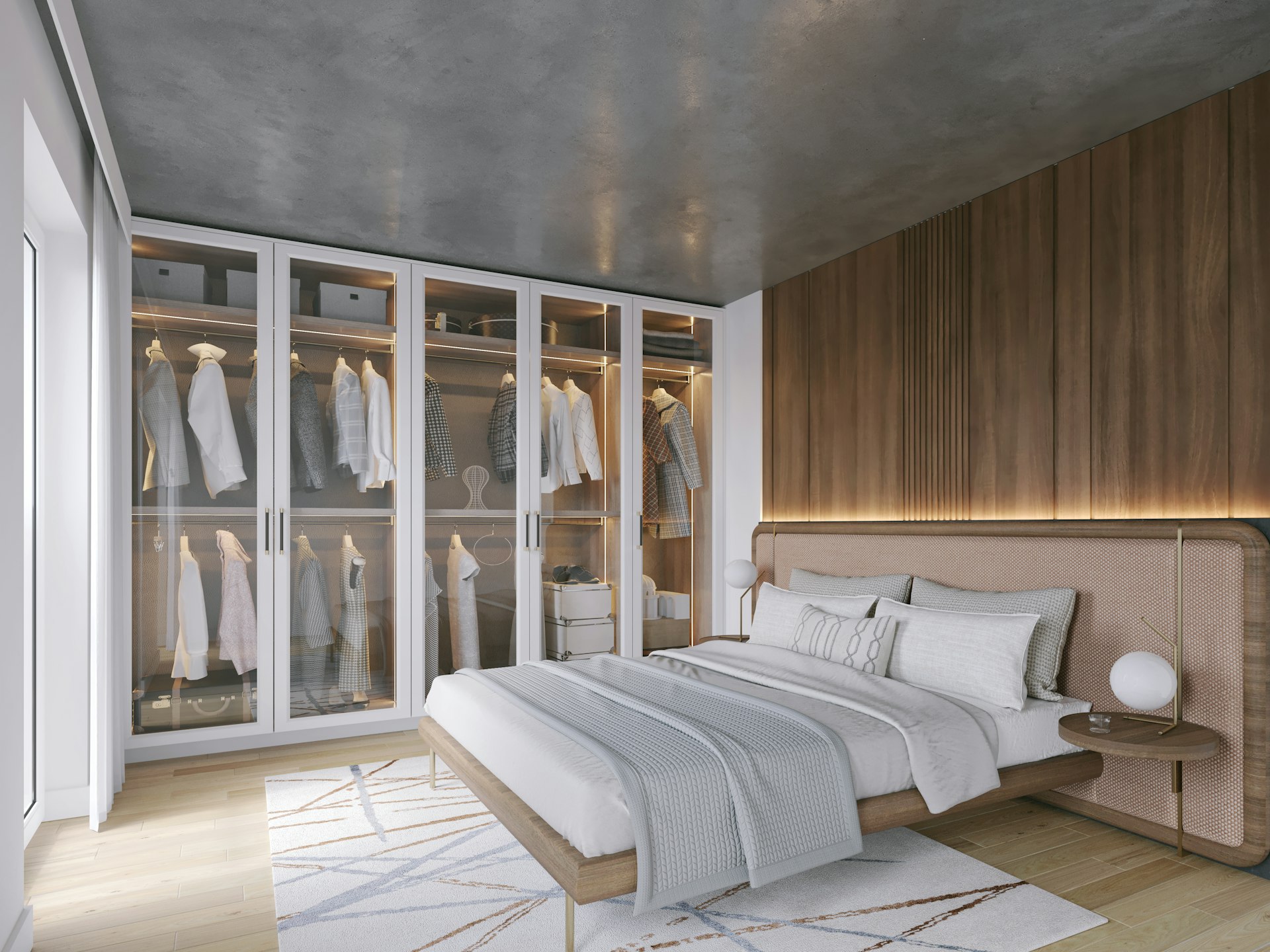 Luxury furniture showroom interior